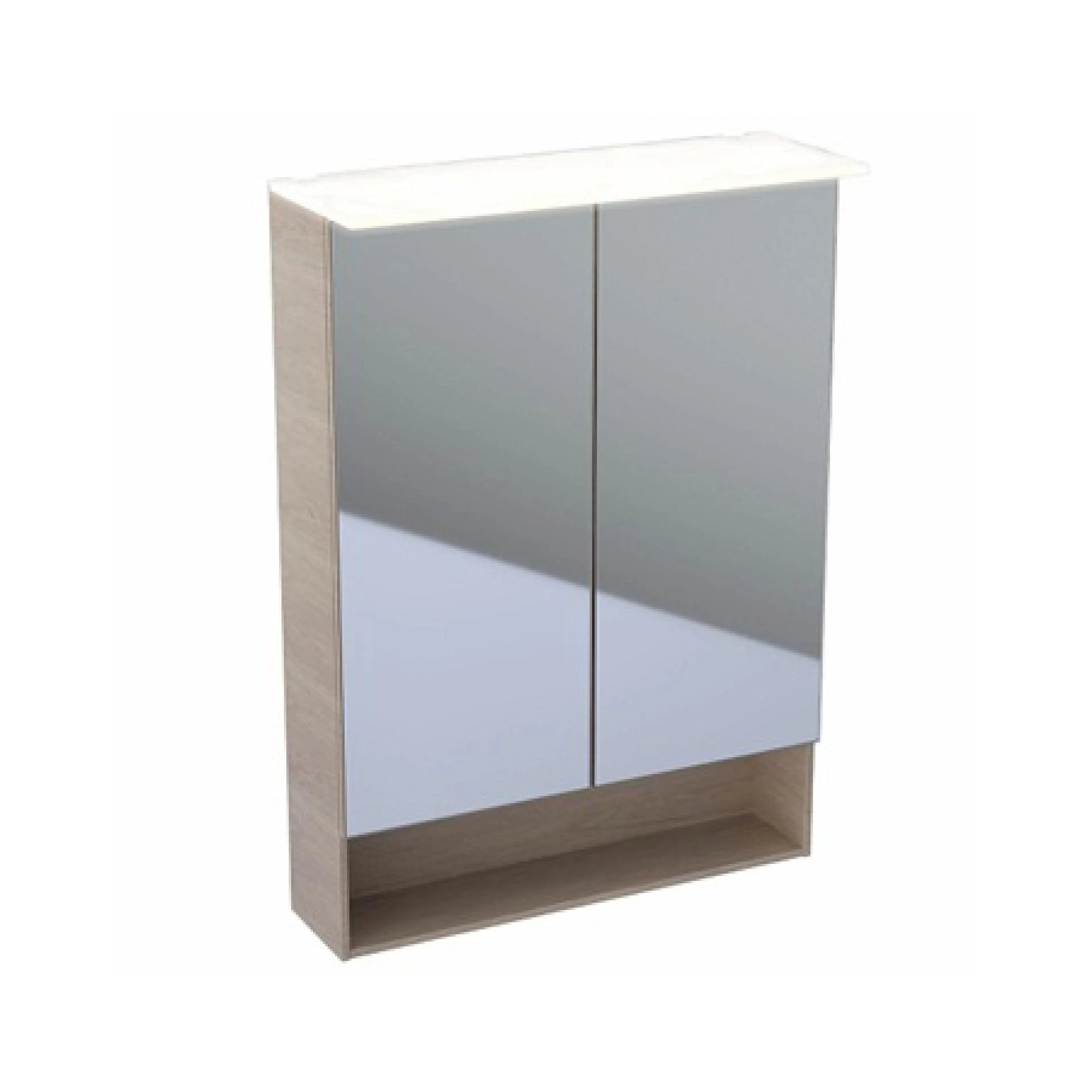 Зеркальный шкаф с подсветкой 60 см Geberit Acanto 500.644.00.2 - фото Geberit (Геберит) Shop