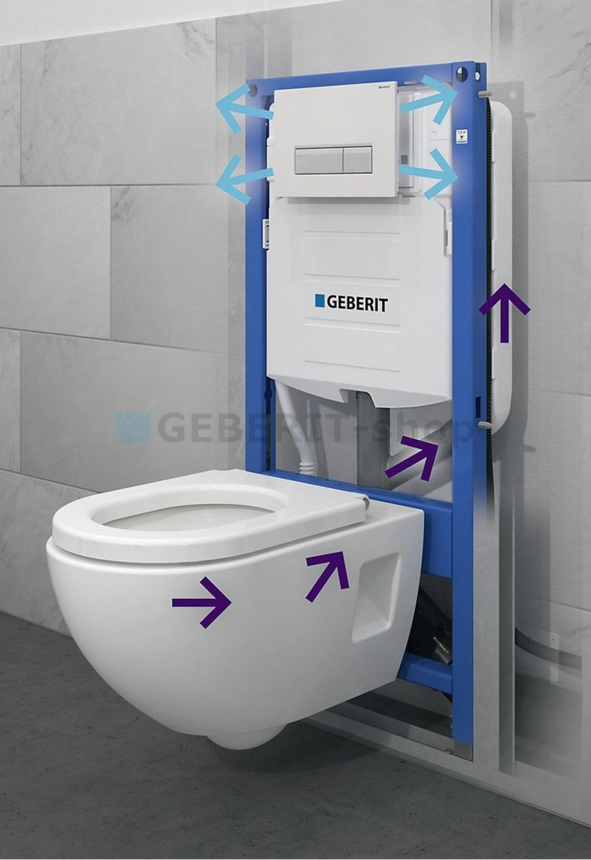 Система инсталляции для унитазов Geberit DuoFresh 111.370.00.5 с системой удаления запахов - фото Geberit (Геберит) Shop