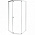 Передняя стенка душевой кабины 100x100 Ido Showerama 8-5 4985122015 белый профиль+ прозрачное стекло